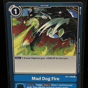 Mad Dog Fire - BT1-096 - R Release Special Booster Ver.1.0 Digimon